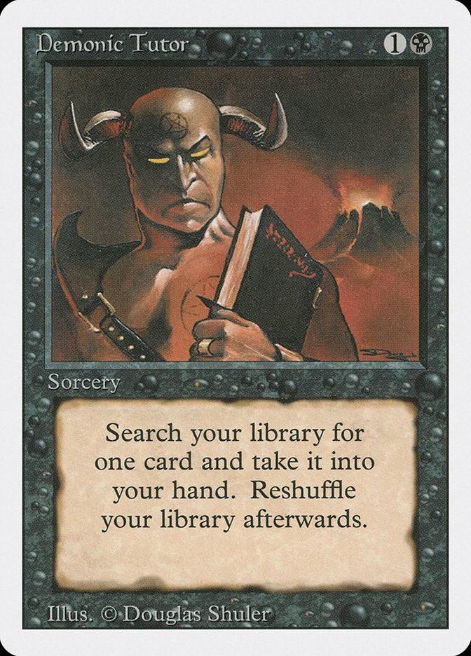 Demonic Tutor [Revised Edition] | Pegasus Games WI