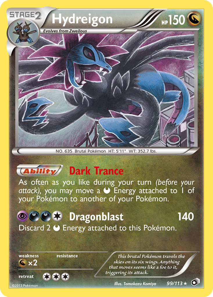 Hydreigon (99/113) [Black & White: Legendary Treasures] | Pegasus Games WI