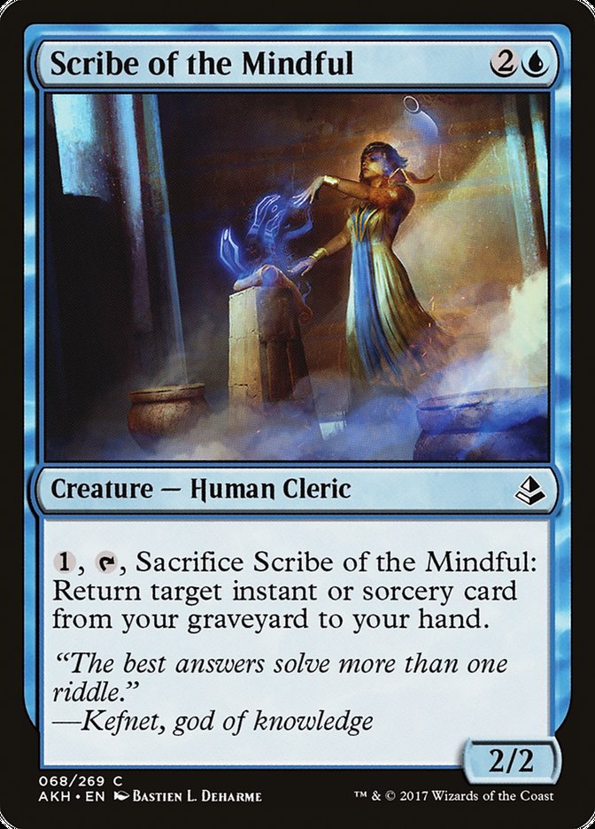 Scribe of the Mindful [Amonkhet] | Pegasus Games WI