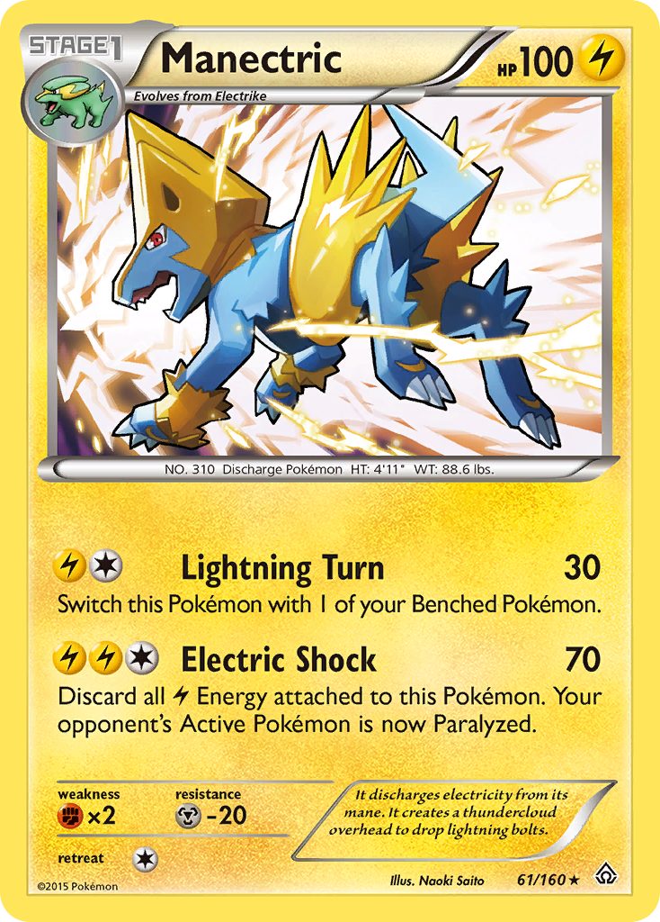 Manectric (61/160) [XY: Primal Clash] | Pegasus Games WI