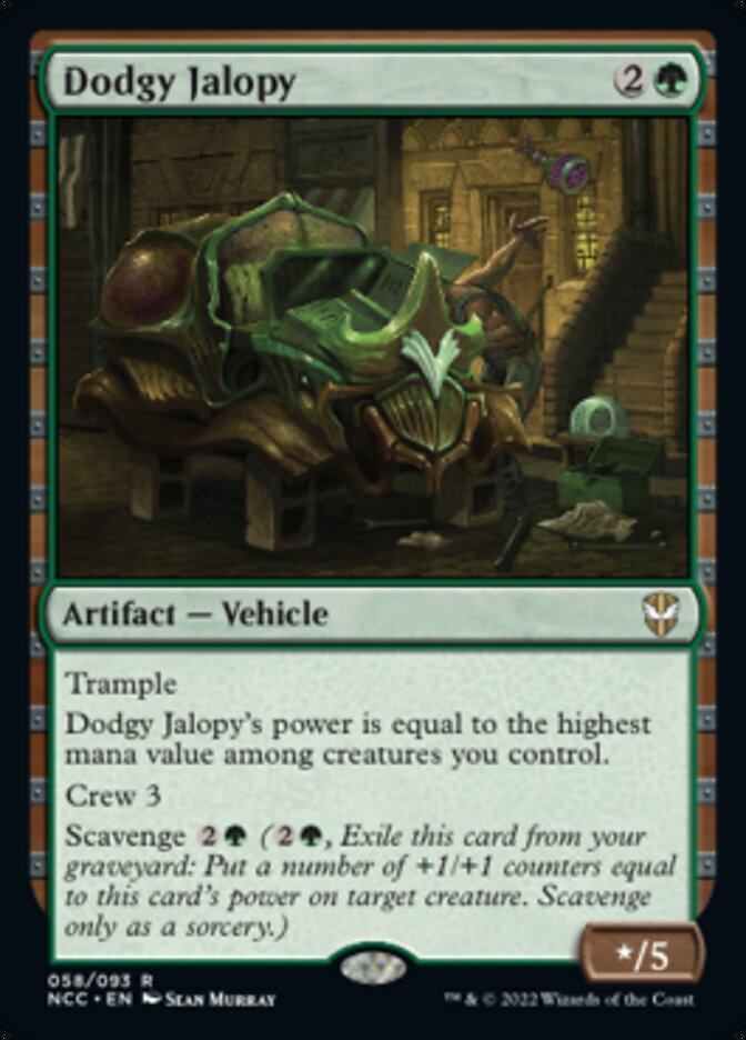 Dodgy Jalopy [Streets of New Capenna Commander] | Pegasus Games WI