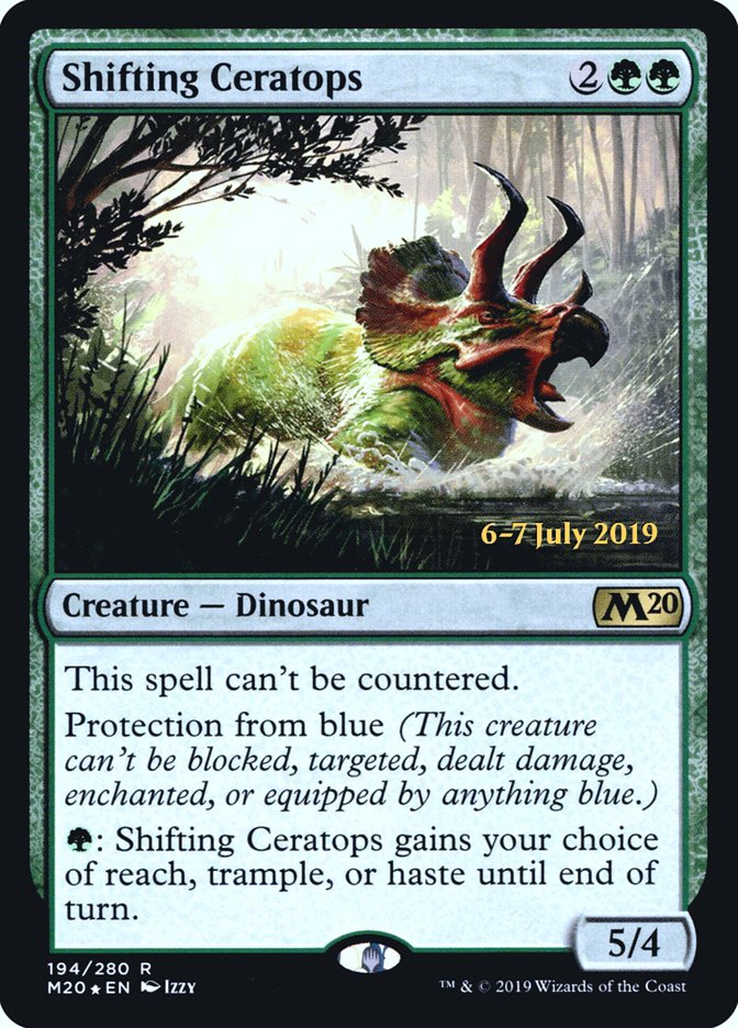 Shifting Ceratops [Core Set 2020 Prerelease Promos] | Pegasus Games WI