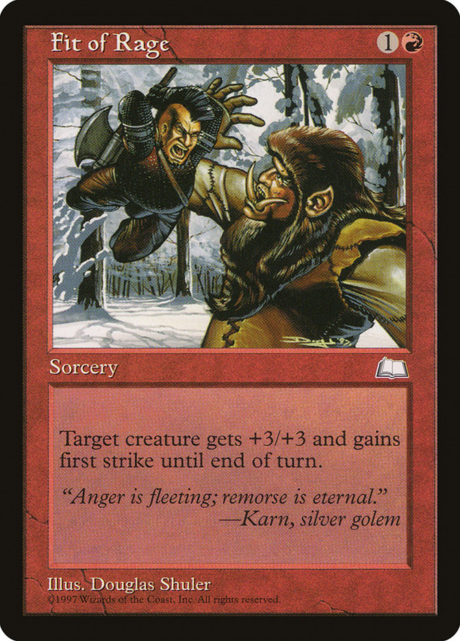 Fit of Rage [Weatherlight] | Pegasus Games WI