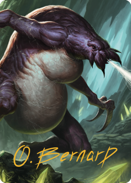 Ettercap Art Card (Gold-Stamped Signature) [Commander Legends: Battle for Baldur's Gate Art Series] | Pegasus Games WI
