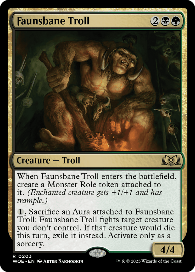 Faunsbane Troll [Wilds of Eldraine] | Pegasus Games WI