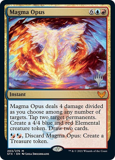 Magma Opus (Promo Pack) [Strixhaven: School of Mages Promos] | Pegasus Games WI