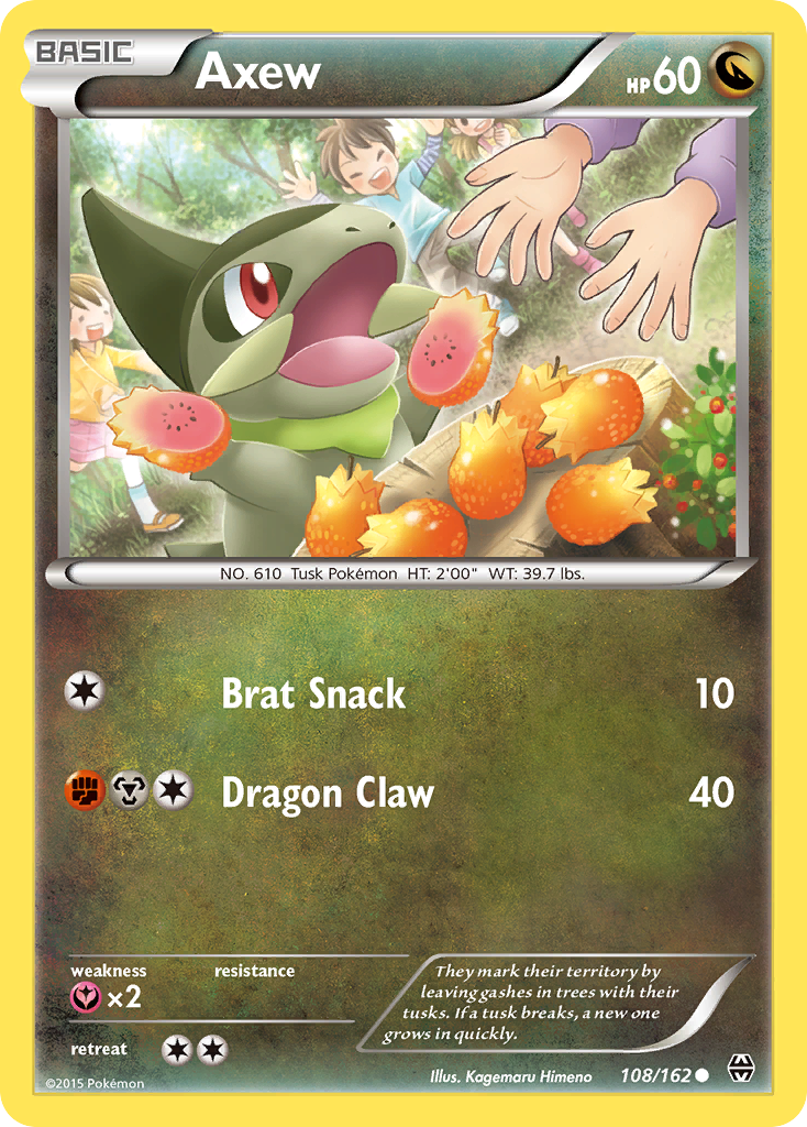 Axew (108/162) [XY: BREAKthrough] | Pegasus Games WI