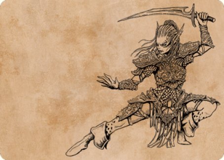 Lae'zel, Vlaakith's Champion Art Card [Commander Legends: Battle for Baldur's Gate Art Series] | Pegasus Games WI