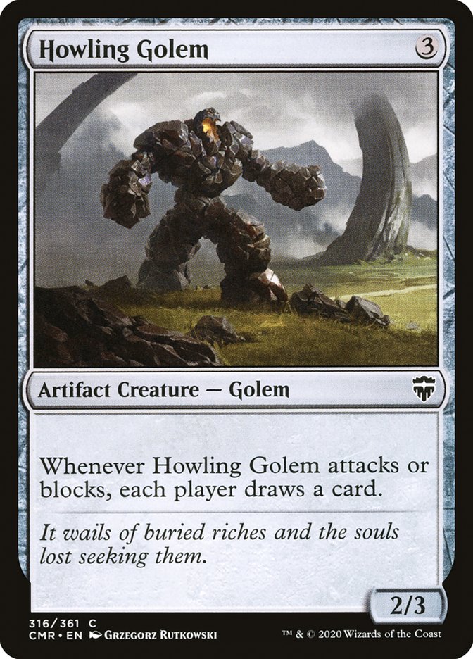 Howling Golem [Commander Legends] | Pegasus Games WI