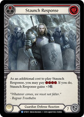Staunch Response (Red) [U-WTR051] (Welcome to Rathe Unlimited)  Unlimited Normal | Pegasus Games WI