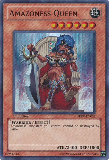 Amazoness Queen [DREV-EN032] Super Rare | Pegasus Games WI