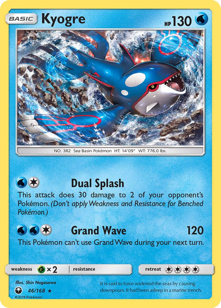 Kyogre (46/168) [Sun & Moon: Celestial Storm] | Pegasus Games WI