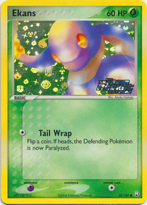 Ekans (55/109) (Stamped) [EX: Team Rocket Returns] | Pegasus Games WI
