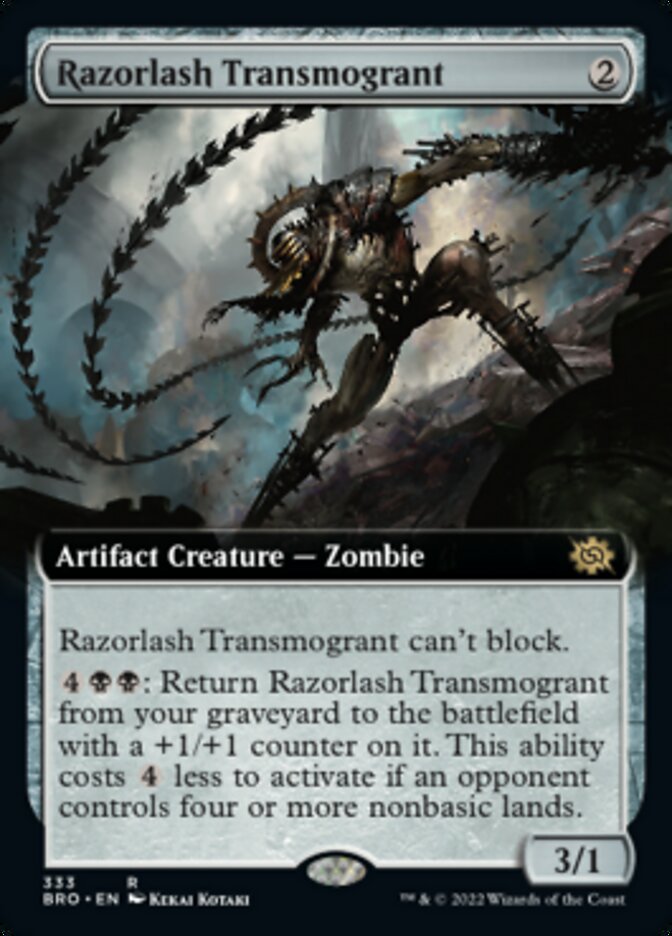 Razorlash Transmogrant (Extended Art) [The Brothers' War] | Pegasus Games WI