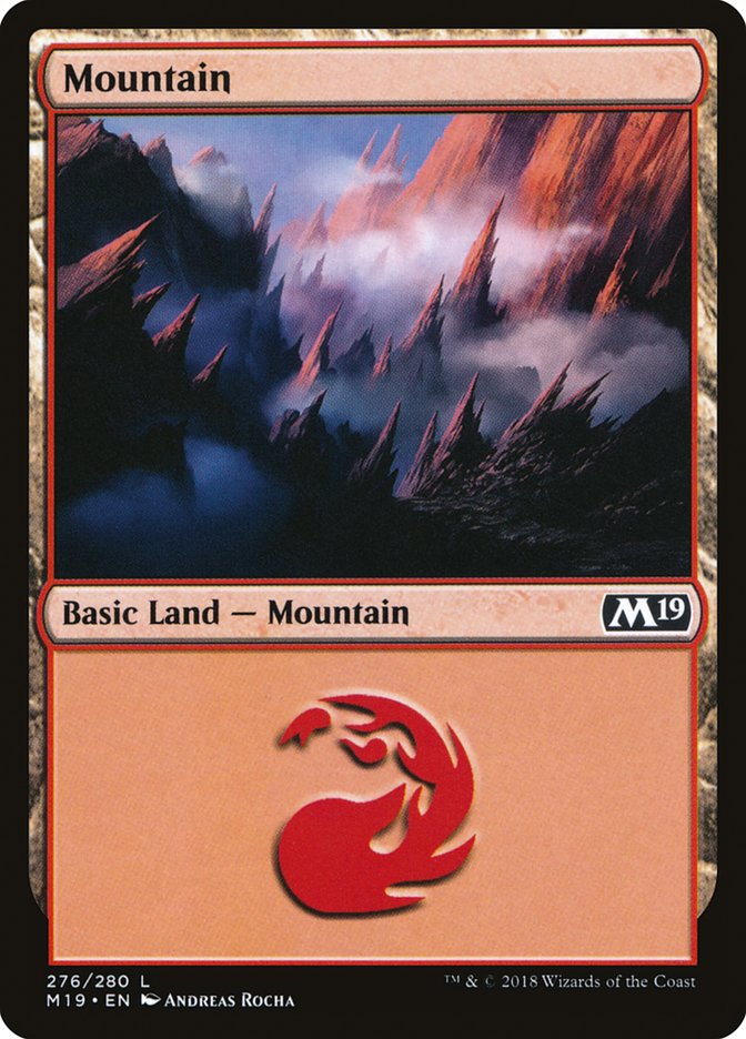 Mountain (276) [Core Set 2019] | Pegasus Games WI