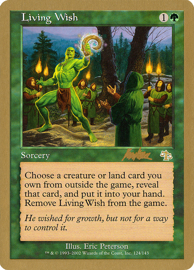 Living Wish (Brian Kibler) [World Championship Decks 2002] | Pegasus Games WI
