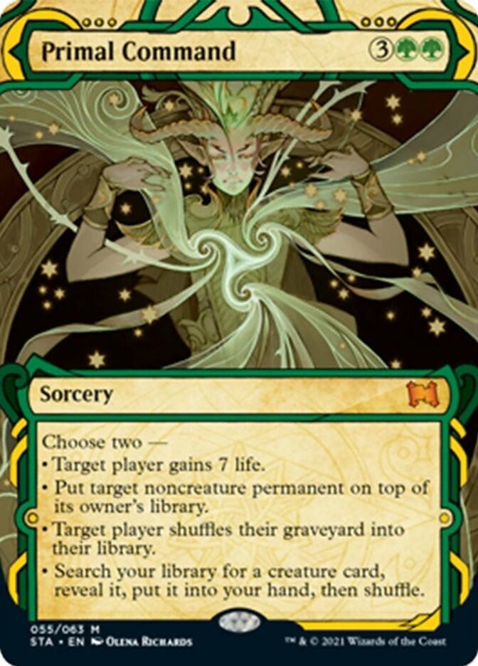 Primal Command (Foil Etched) [Strixhaven: School of Mages Mystical Archive] | Pegasus Games WI