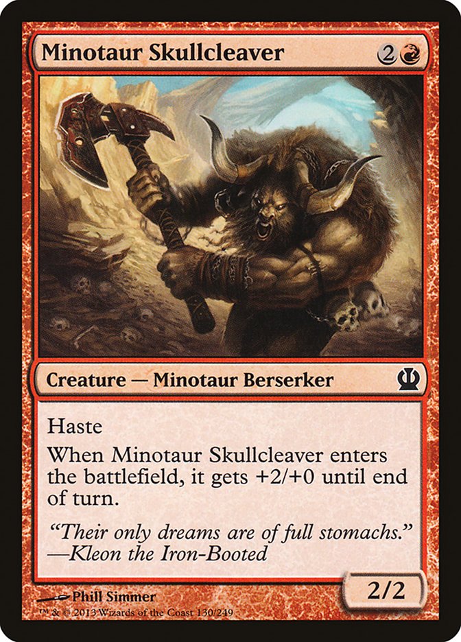 Minotaur Skullcleaver [Theros] | Pegasus Games WI