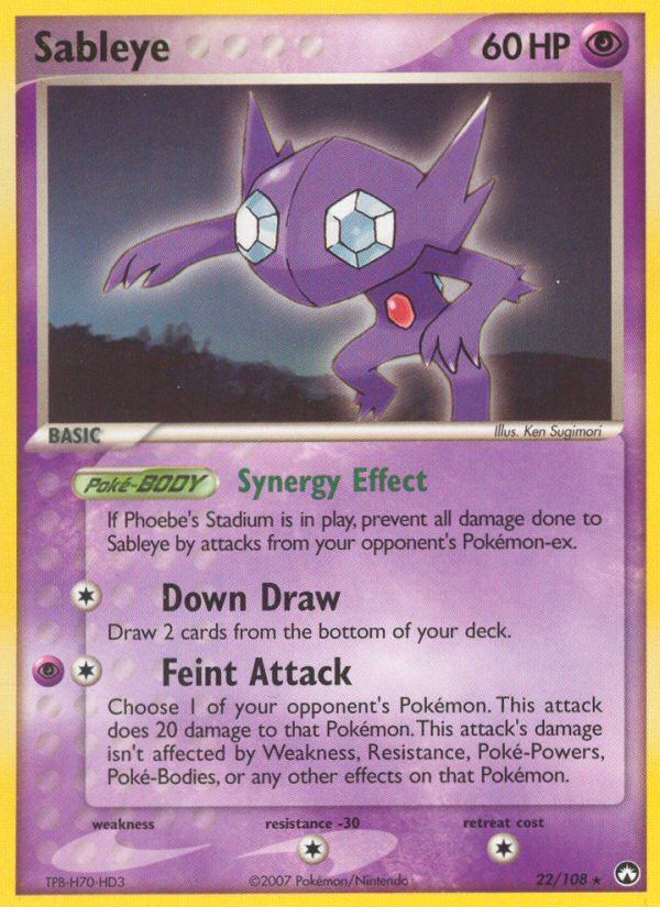 Sableye (22/108) [EX: Power Keepers] | Pegasus Games WI