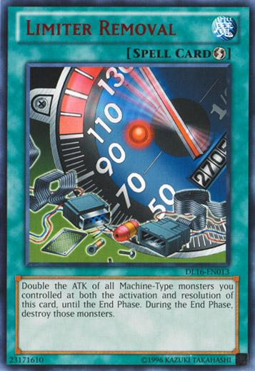 Limiter Removal (Red) [DL16-EN013] Rare | Pegasus Games WI