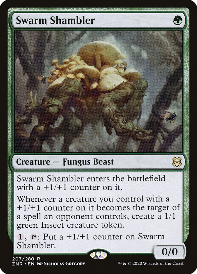 Swarm Shambler [Zendikar Rising] | Pegasus Games WI