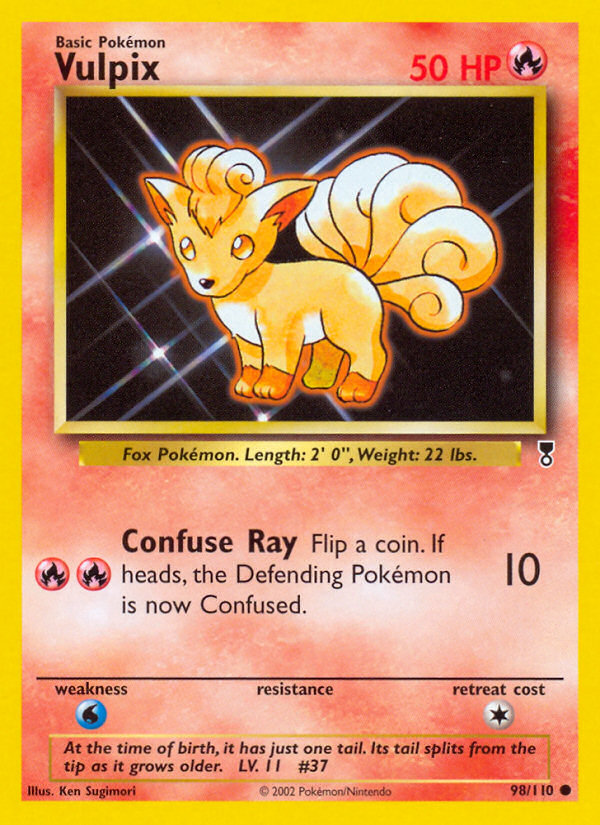 Vulpix (98/110) [Legendary Collection] | Pegasus Games WI