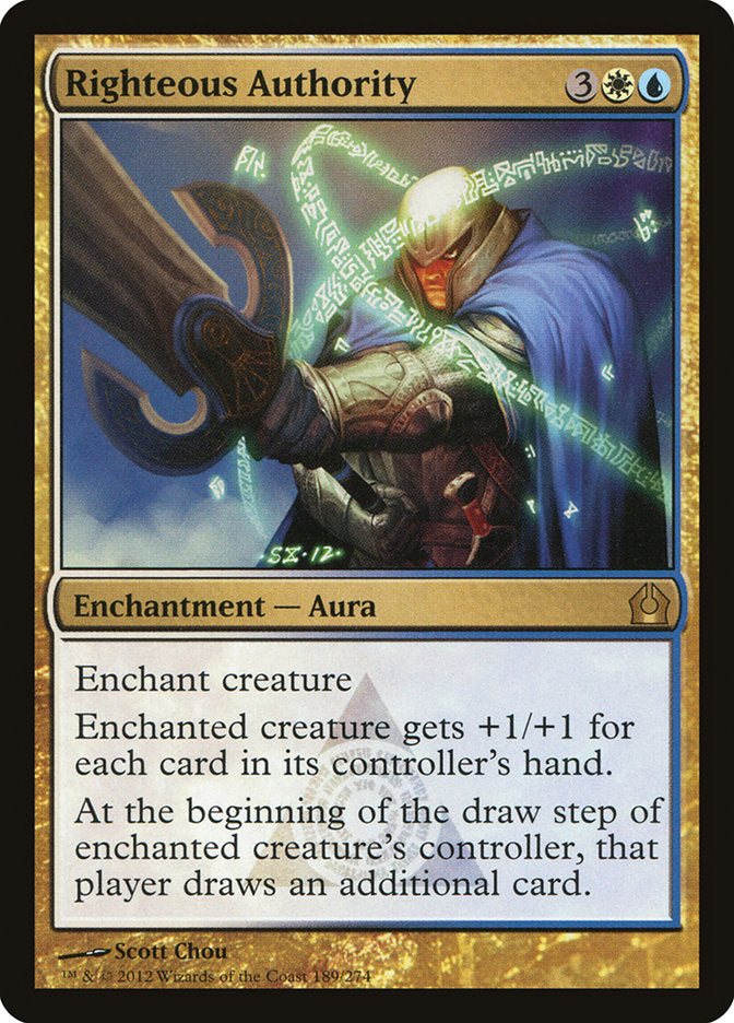 Righteous Authority [Return to Ravnica] | Pegasus Games WI