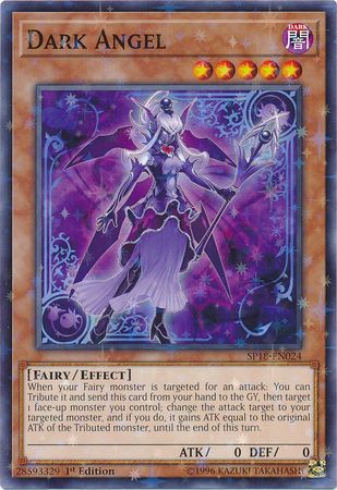 Dark Angel (Starfoil) [SP18-EN024] Starfoil Rare | Pegasus Games WI