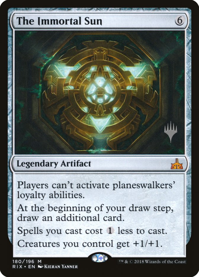 The Immortal Sun (Promo Pack) [Rivals of Ixalan Promos] | Pegasus Games WI