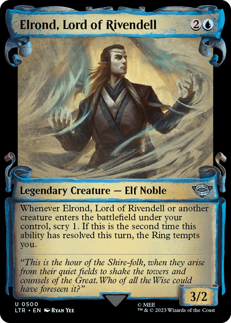 Elrond, Lord of Rivendell [The Lord of the Rings: Tales of Middle-Earth Showcase Scrolls] | Pegasus Games WI