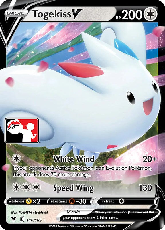 Togekiss V (140/185) [Prize Pack Series One] | Pegasus Games WI
