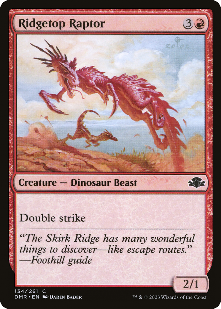 Ridgetop Raptor [Dominaria Remastered] | Pegasus Games WI