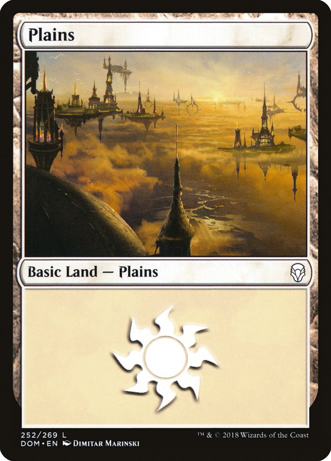 Plains (252) [Dominaria] | Pegasus Games WI