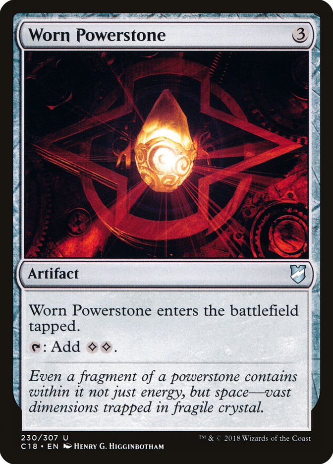 Worn Powerstone [Commander 2018] | Pegasus Games WI