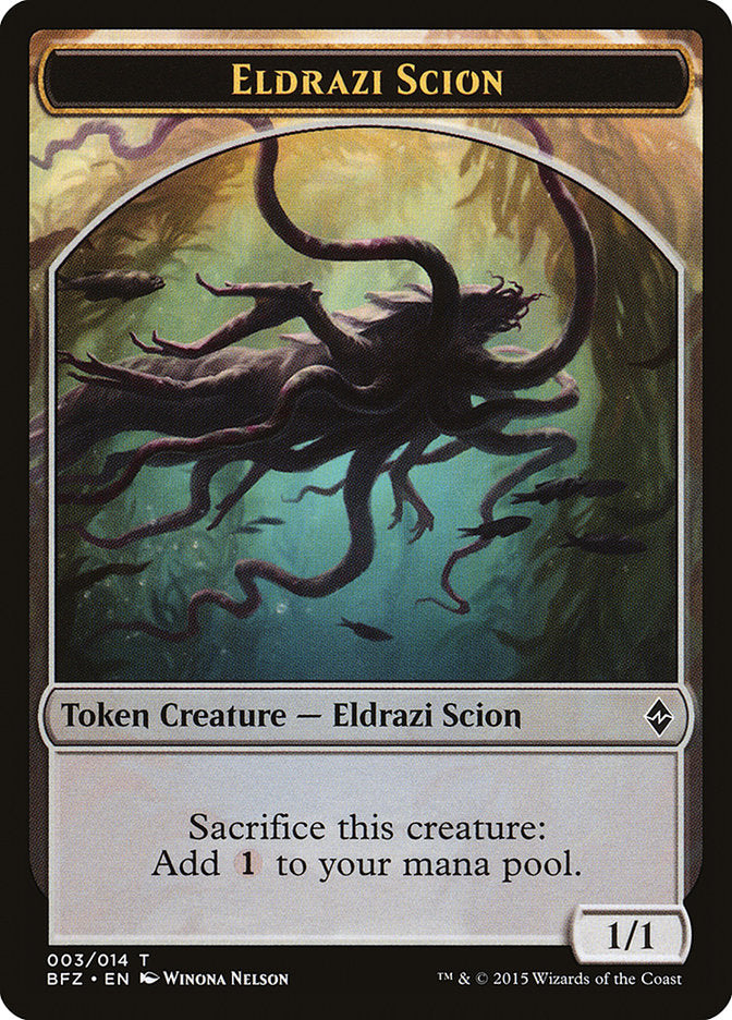 Eldrazi Scion Token (003/014) [Battle for Zendikar Tokens] | Pegasus Games WI