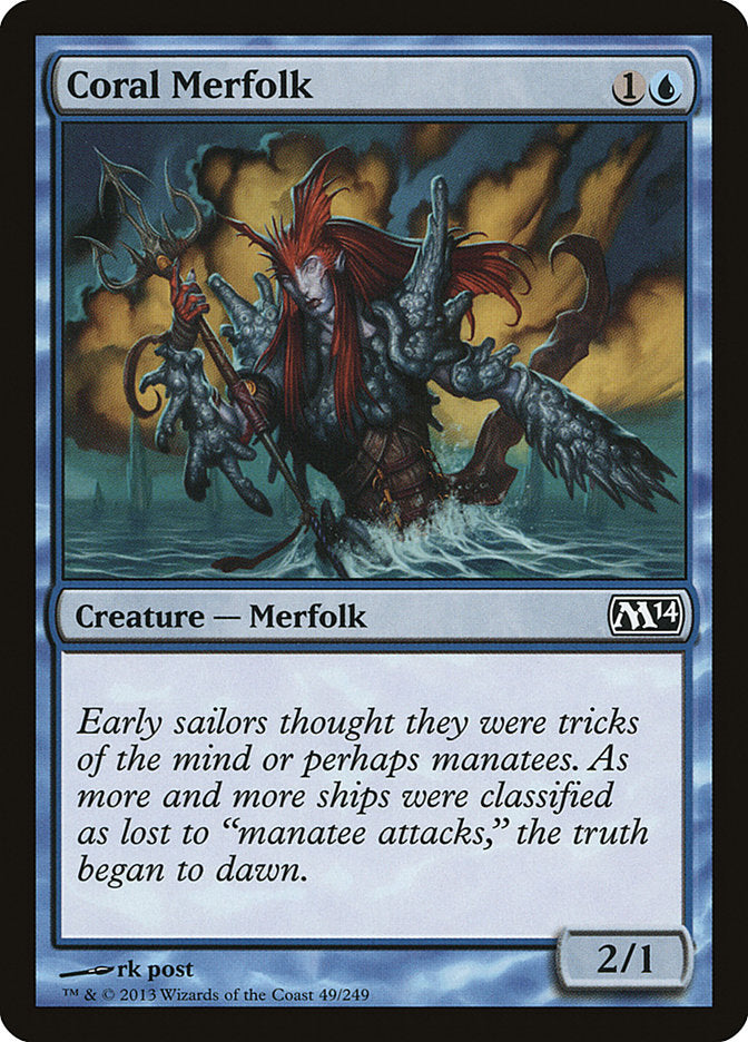 Coral Merfolk [Magic 2014] | Pegasus Games WI