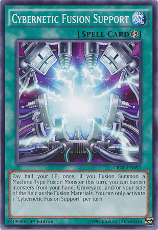 Cybernetic Fusion Support [CROS-EN092] Common | Pegasus Games WI