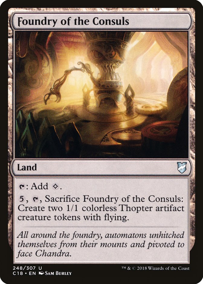 Foundry of the Consuls [Commander 2018] | Pegasus Games WI