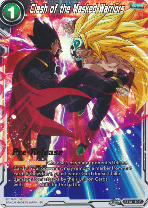 Clash of the Masked Warriors (BT13-150) [Supreme Rivalry Prerelease Promos] | Pegasus Games WI