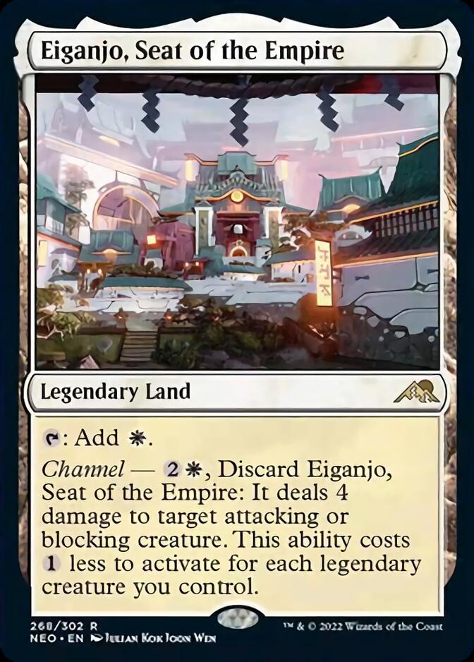 Eiganjo, Seat of the Empire [Kamigawa: Neon Dynasty] | Pegasus Games WI