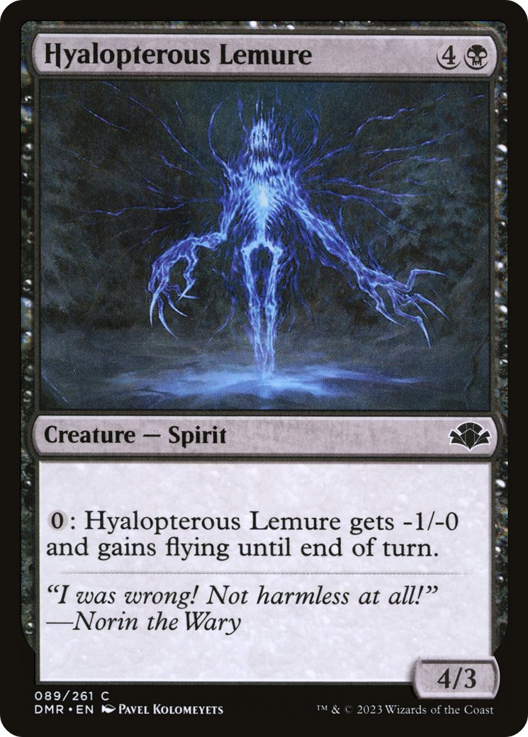 Hyalopterous Lemure [Dominaria Remastered] | Pegasus Games WI