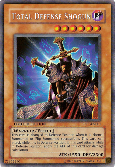 Total Defense Shogun [CT1-EN001] Secret Rare | Pegasus Games WI