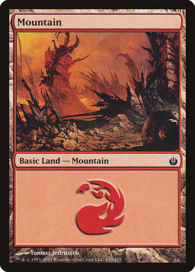 Mountain (153) [Mirrodin Besieged] | Pegasus Games WI