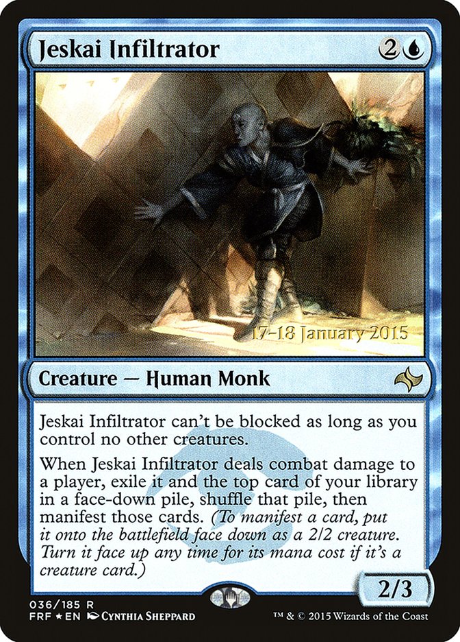 Jeskai Infiltrator [Fate Reforged Prerelease Promos] | Pegasus Games WI