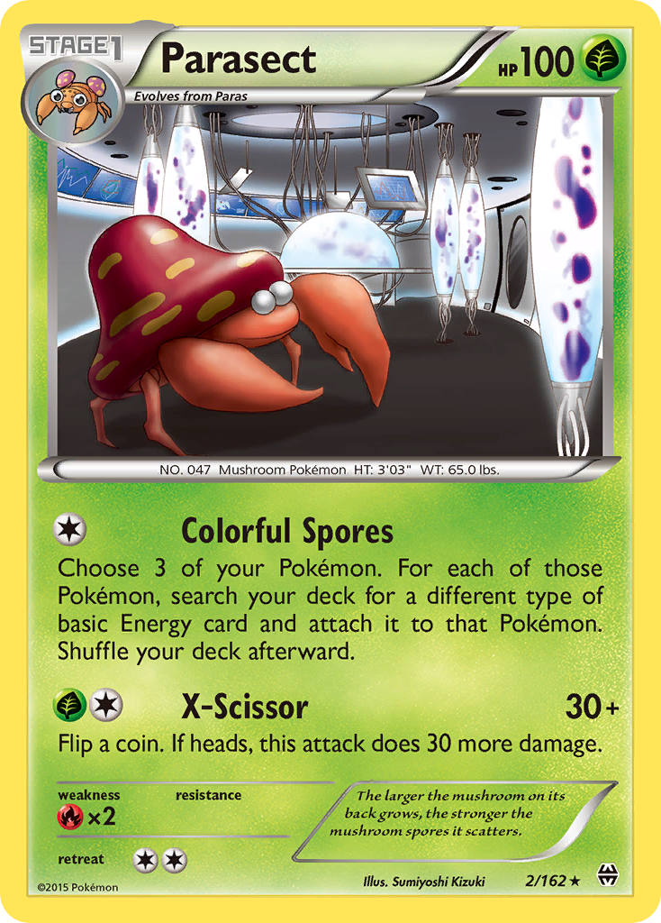 Parasect (2/162) [XY: BREAKthrough] | Pegasus Games WI