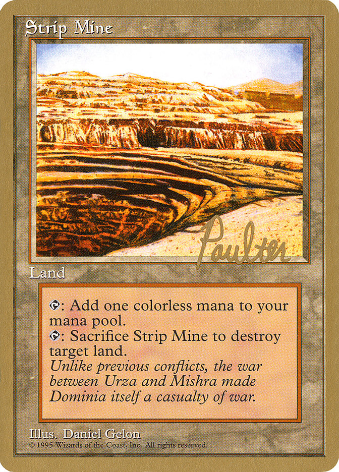 Strip Mine (Preston Poulter) [Pro Tour Collector Set] | Pegasus Games WI