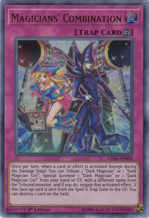 Magicians' Combination [LED6-EN005] Ultra Rare | Pegasus Games WI