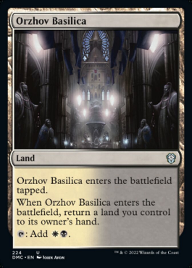 Orzhov Basilica [Dominaria United Commander] | Pegasus Games WI