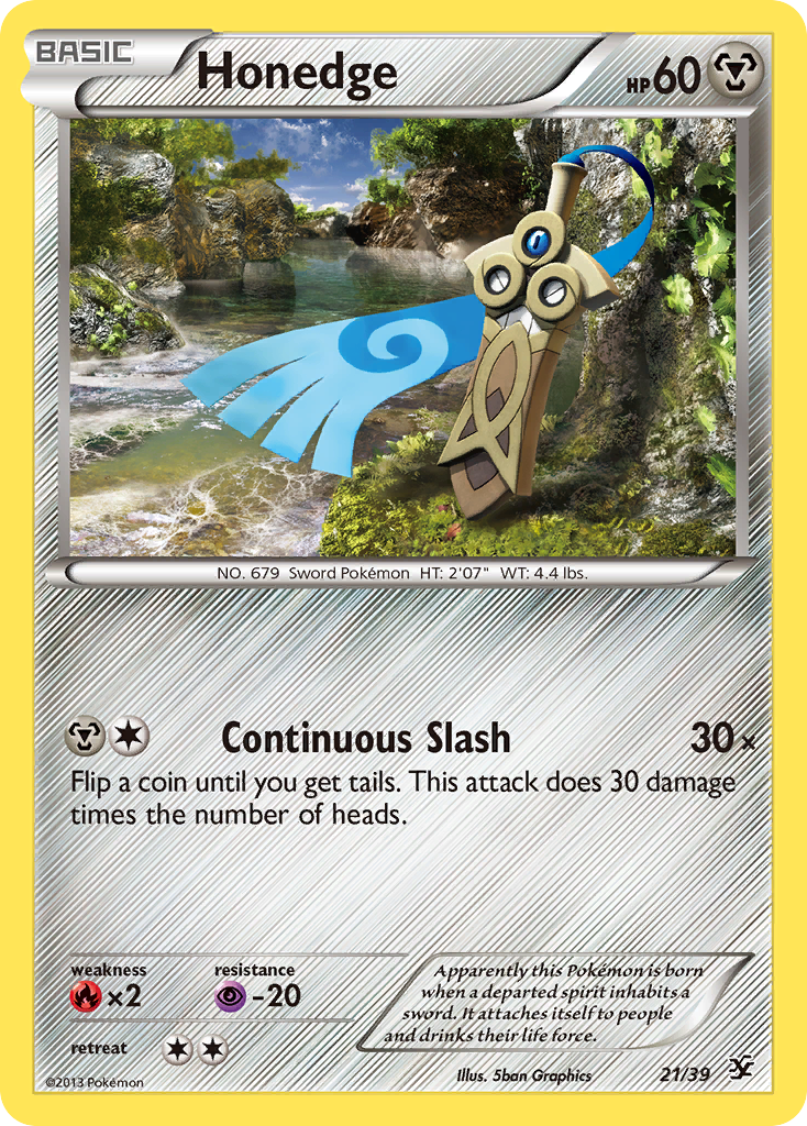 Honedge (21/39) [XY: Kalos Starter Set] | Pegasus Games WI