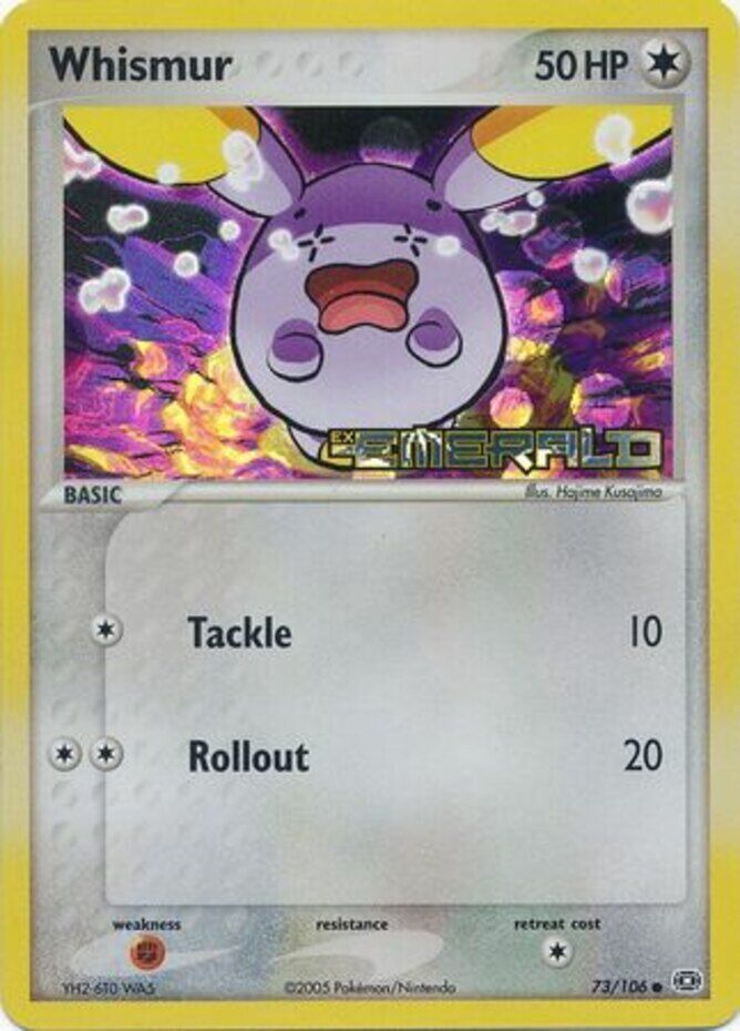 Whismur (73/106) (Stamped) [EX: Emerald] | Pegasus Games WI